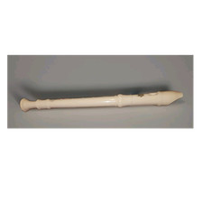 Hohner Soprano Recorder Beige Plastic 3-Piece Double Hole C Key Case Chart