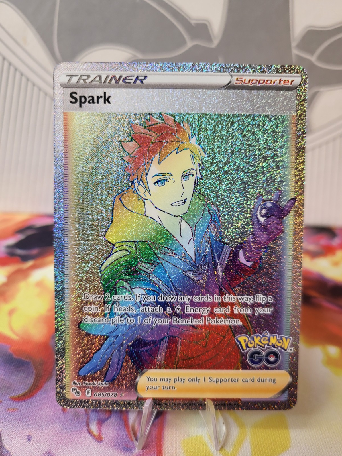 Spark #085 Secret Rare  SW&SH Pokémon Go  Near Mint