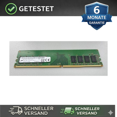 8GB RAM DDR4 PC4-2400T 2400MHZ 1R*8 Micron MTA8ATF1G64AZ