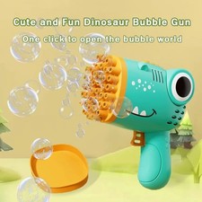 40 Hole Dinosaur Bubble Gun Electric Bubble Machine Toy