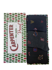 Carpenter Calze Lunghe da Uomo Caldo Cotone Taglia U 39/46 Ottima Qualità 3 PAIA