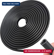 32Ft 10M Door Edge Guard Black Car Guards Protector for Cars Rubber Auto Trim U