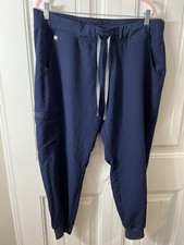 FIGS Jogger Scrub Pants Size XXL/ Petite blue technical collection