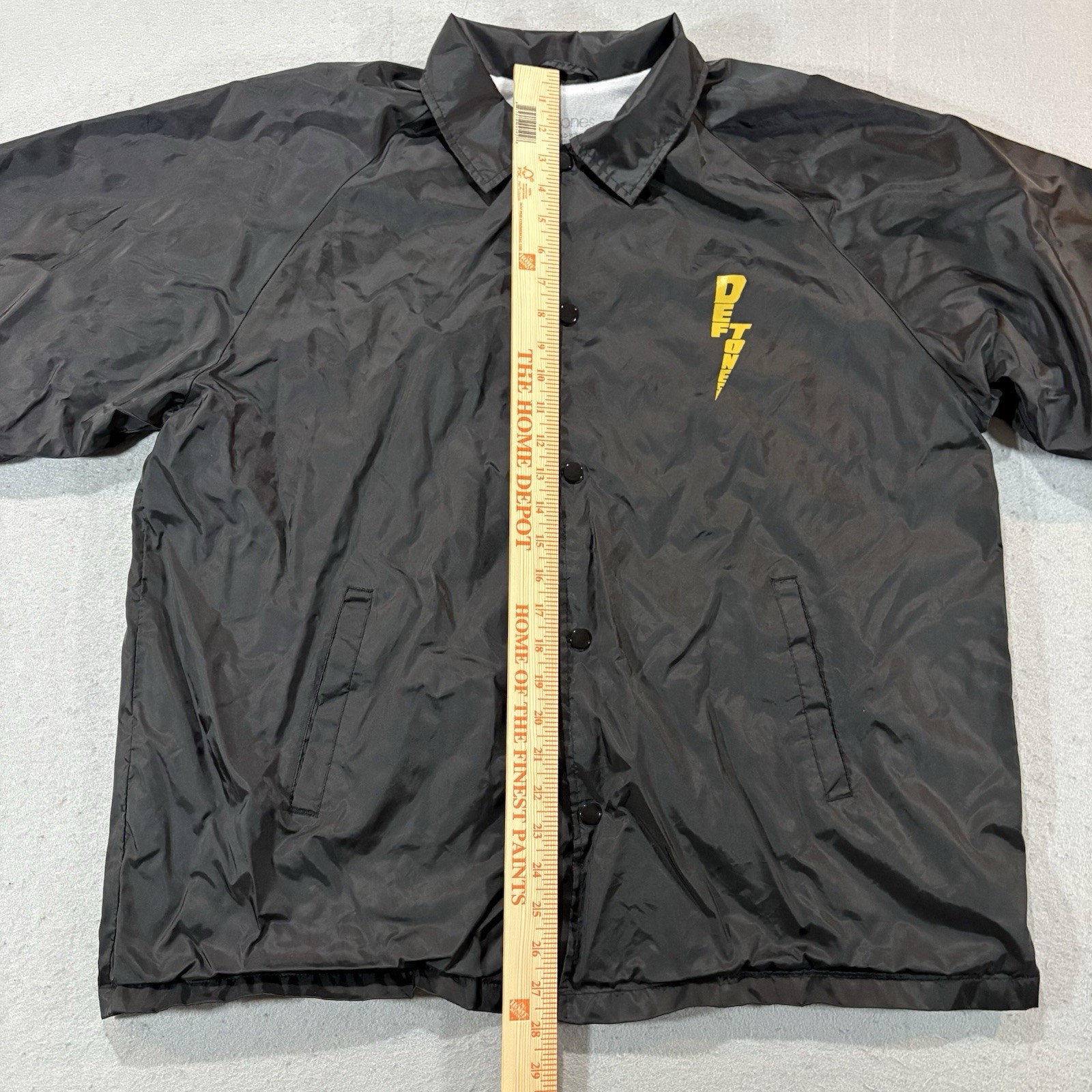 DEFTONES Windbreaker Snap Jacket Lightweight Mens… - image 11