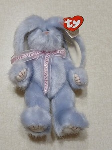 Ty Attic Treasures Plush 6" Azalea Purple Bunny Rabbit