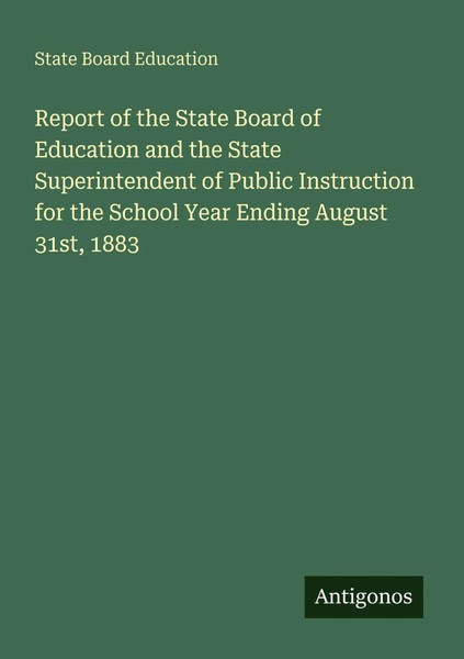 State Board Education | Report Of The State Board Of Education And The State...-image