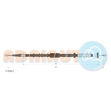 Handbremsseil hinten links für Abarth Grande Punto EVO | 24575089