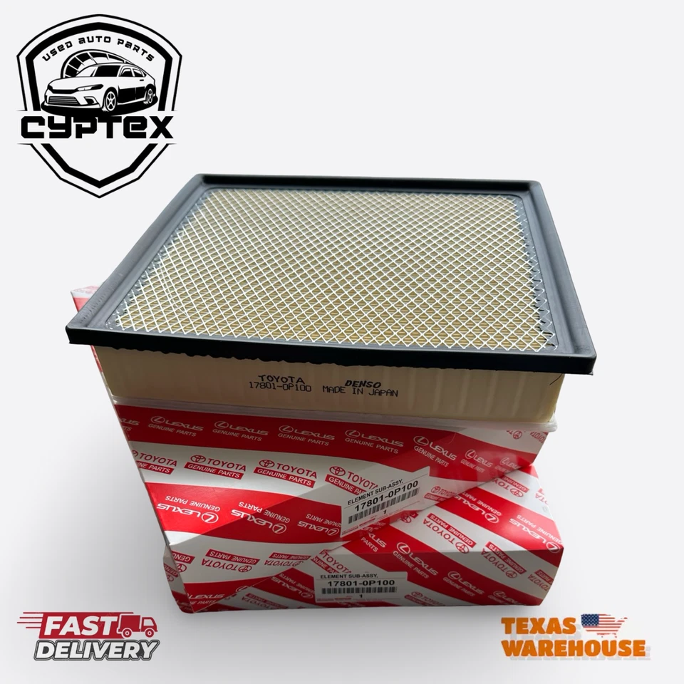 Filtro de aire Toyota Tacoma va de 2016 a 2023 OEM 17801-0P100 CANTIDAD # 2 Foto 4 de 4