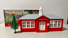Vintage Plasticville, U.S.A. School House 1608-100 with Box