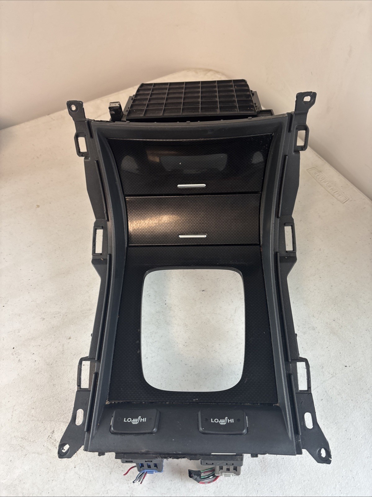 2008 ACURA TL Type S CENTER CONSOLE SHIFT BEZEL Carbon Fiber OEM 77290-SEP-A010