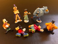 Vintage PVC Figures Disney Goofy Movie Aladdin Cake Topper [Lot Of 7]
