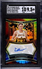 2024-25  Select - Rookie Signatures Dalton Knecht #RS-DAL Tie-Dye Prizm /25