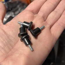 Set Of 4 M4 Monitor Thumb Screw /knob / Bolts (vesa Ergotron Human Scale 