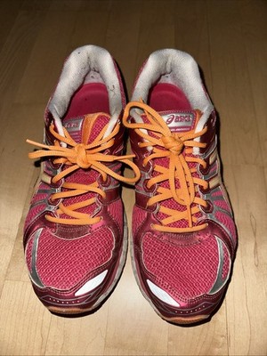 * Asics * Womens * GEL-Nimbus 15 * Running Shoes * Magenta/Orange * Gr. 42 *