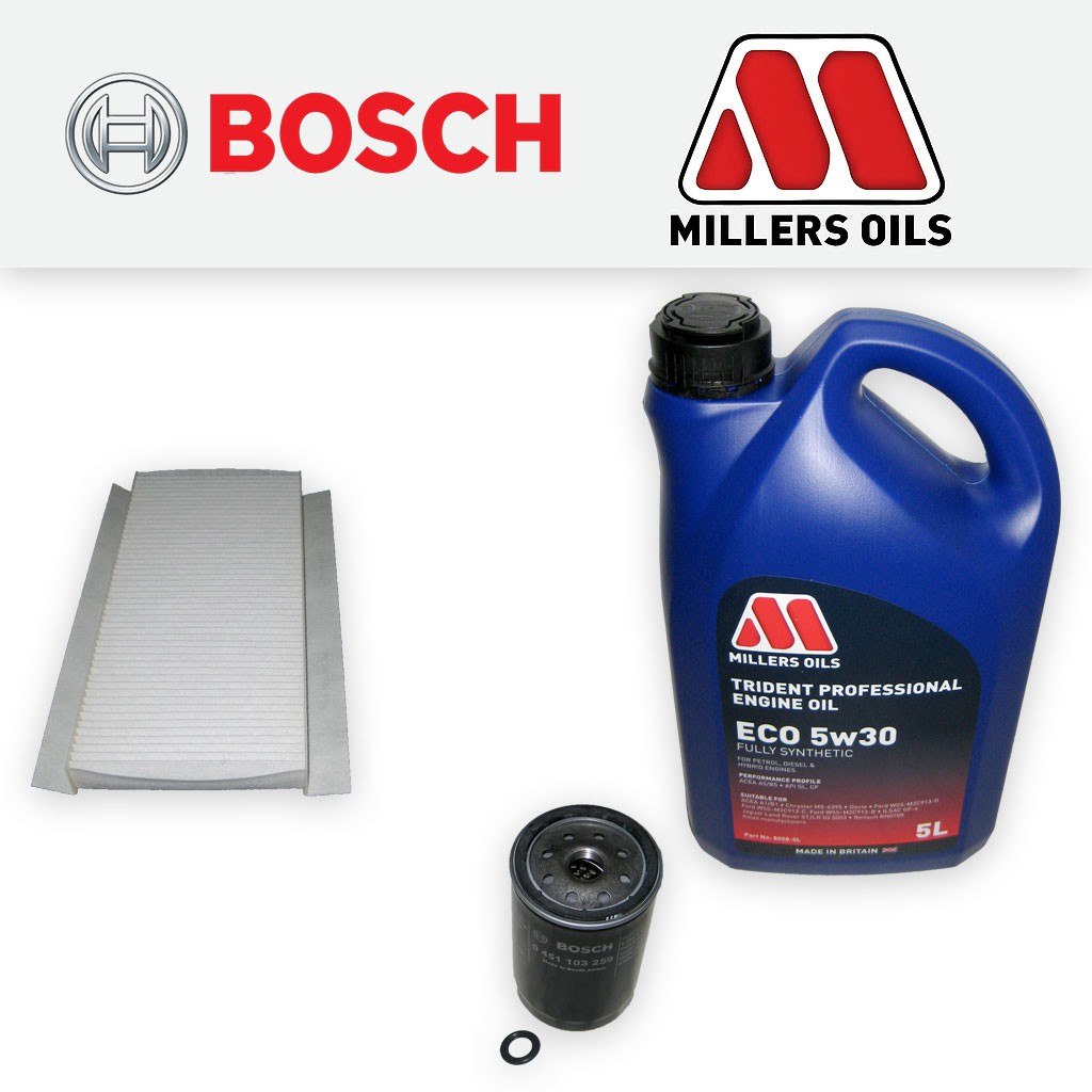SERVICE KIT for FORD FOCUS MK1 ST170 OIL CABIN FILTERS +5L FS OIL (2002-2004)