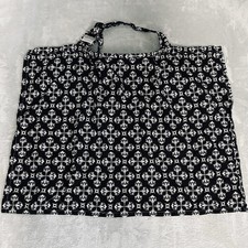 Bebe Au Lait Breastfeeding Cover Nursing Scarf Black Cotton Eye Contact Neckline