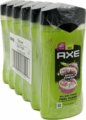 6x Axe Epic Fresh Duschgel 3in1 -Body -Face -Hair - 6 x 250ml