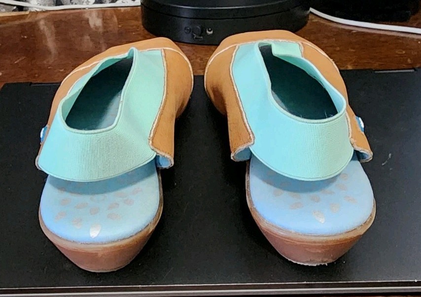 Cloud Caliber Slingback Soft Leather Sandals Brow… - image 4