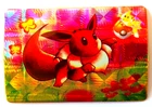 Eevee Sticker Pokemon Vending  Holo Prism 1998 Bandai Animi Collection Vtg