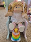 Vintage Cabbage Patch Kid  Hm5  1985 Butterscotch Ponies Blue Eyes Freckles