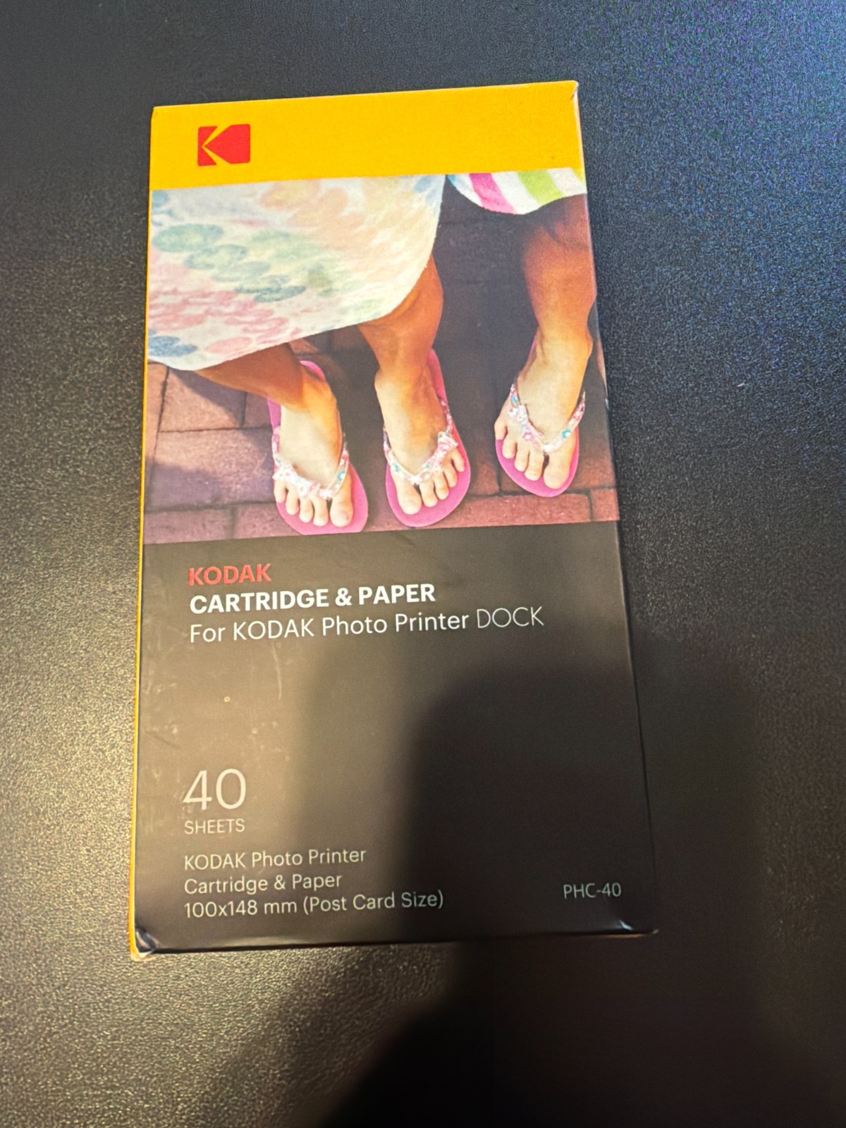 New Kodak PHC-40 Cartridge & Paper For Kodak Photo Printer Dock 40 Sheets OEM