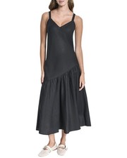 Dkny Linen Dress Women's