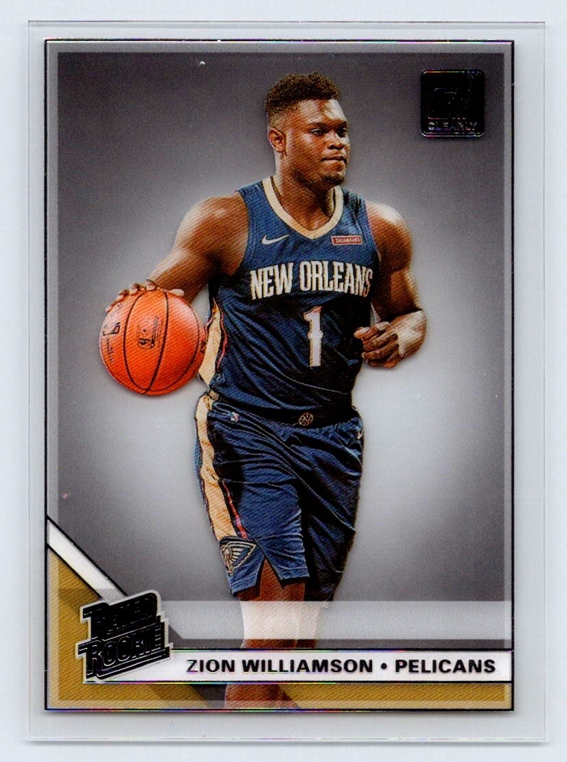 2019 20 Panini Clearly Donruss ZION WILLIAMSON RC Rated Rookie #51