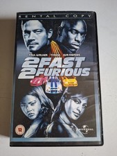 2 Fast 2 Furious Vhs Rental Copy