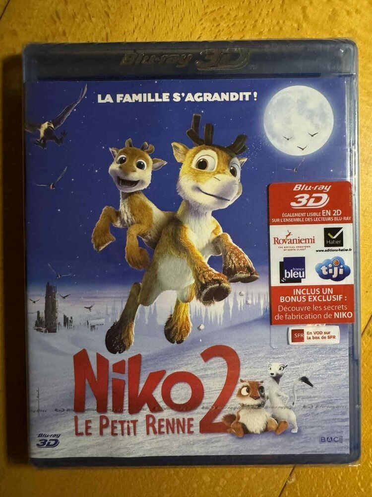Niko the Little Reindeer 2 Blu-ray (Brand New Sealed)