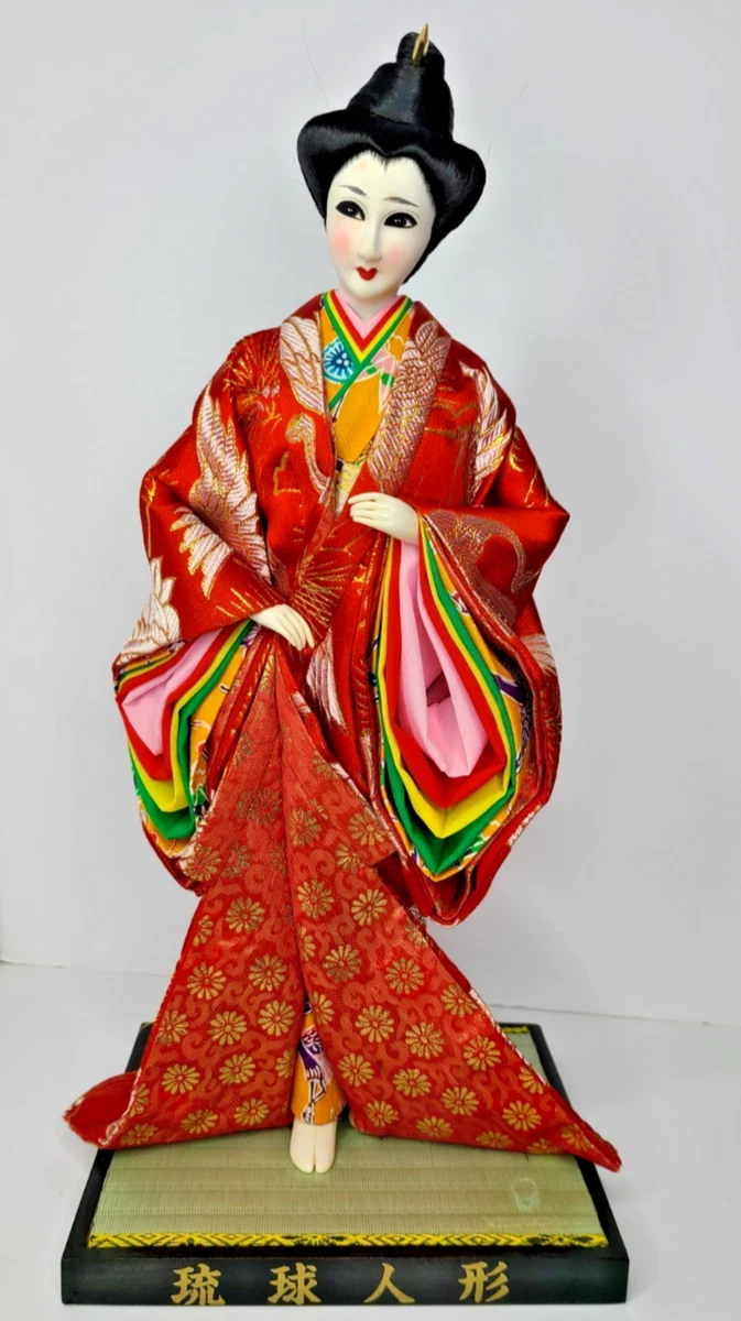 Silk & Fabric Antique Japanese Dolls for sale | eBay