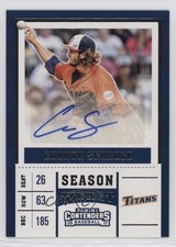 2017 Panini Elite Extra Edition College Tickets Connor Seabold #CT-CS Auto 0rf