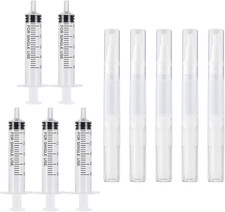 Touch up Paint Pen, 5 Pcs Pen with 5 Pcs Touchup Syringe, House Drywall Repair B