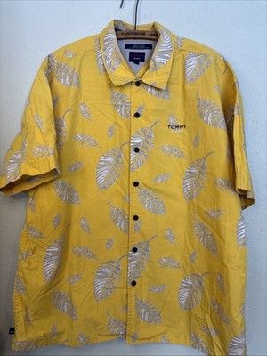 Tommy Hilfiger 90s Tommy Jeans Hawaiian Aloha Casual Relax Button Down Shirt XL