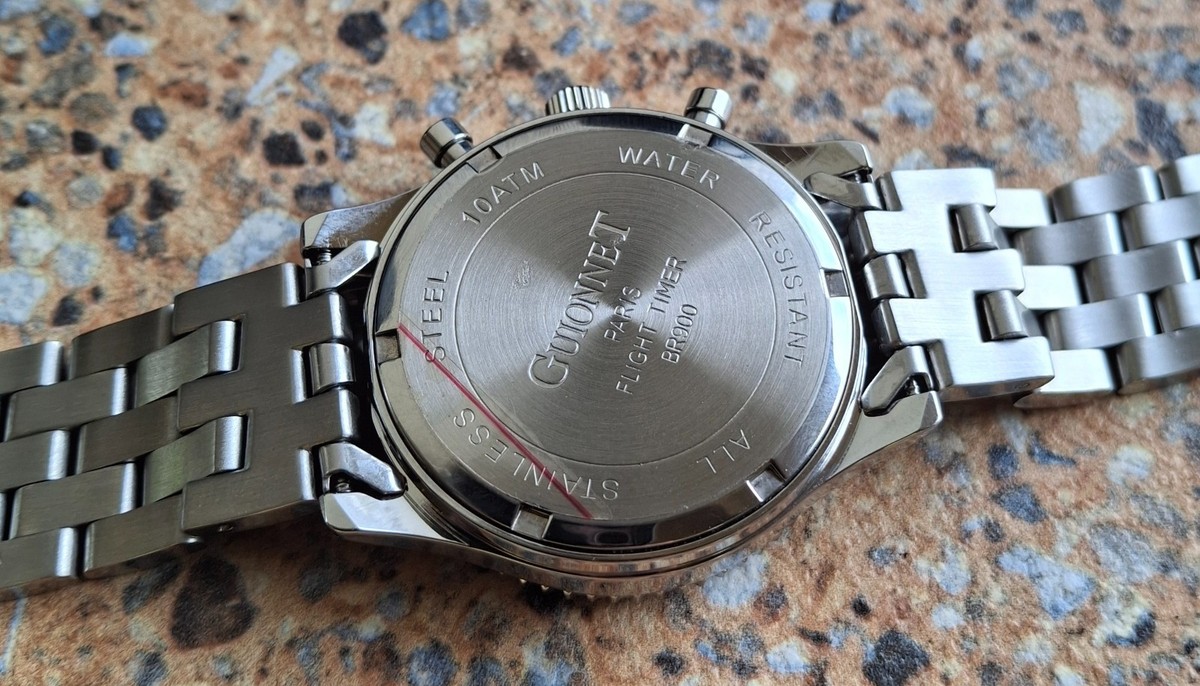 P. Guionnet Flight Timer Quartz Chronograph Miyota 0S20 | eBay