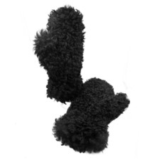 Women Soft Plush Warm Gloves Winter Fluffy Over Sizerd Mittens Mitts Faux Fur