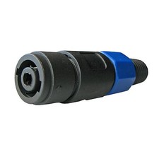 2pole conductor speakon compatible speaker cable jack extension plug connector