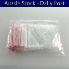 100pcs 7x10cm Small Plastic Zip Bags Thin