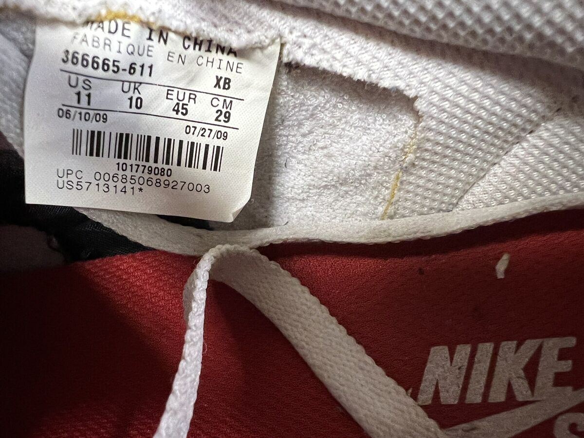 RARE🔥 Nike SB Zoom Bruin Low 366665-611 Size 11 Sport Red RARE🔥 Nike SB Zoom Bruin Low 366665-611 Size 11 Sport Red