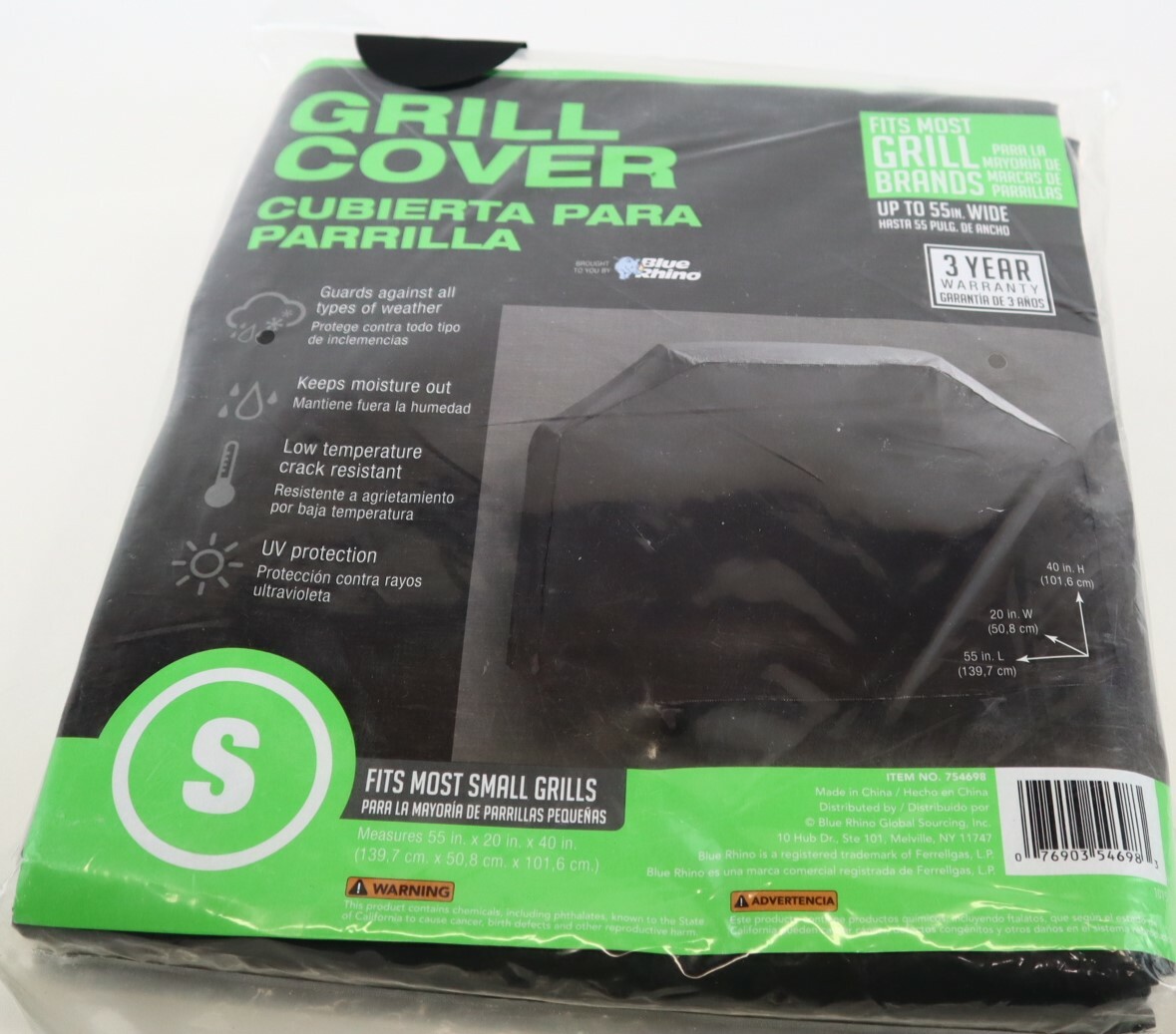 Blue Rhino Grill Cover Fits Most Small Grills 55x20x40 Outdoor Cooking Black For Sale Online Ebay
