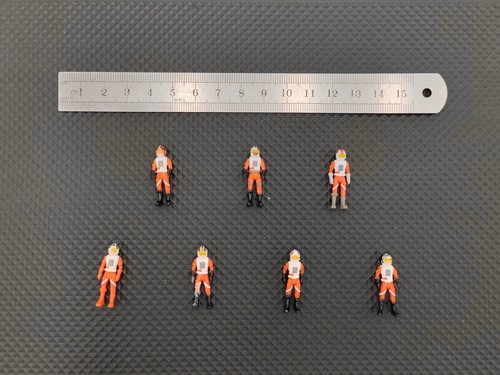 7 Stück Star Wars Micro Galaxy Squadron Mini Figuren CHASE SELTEN lose - Bild 2 von 3