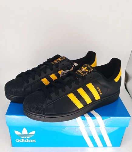 adidas Originals Superstar JQ4727 Core Black / Crew Yellow / Core Black Men
