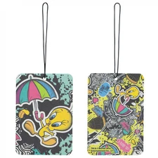 Tweety Bird Sticker Collage Air Freshener 2-Pack Multi-Color