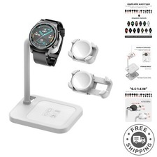 Elegant Universal Smartwatch Stand with Non-Slip Base - USB Tabletop Mount