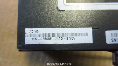 Cisco WS-C3560E-24TD-S V05 - 24x Gigabit + 2x GBIC Switch INCL 1x C3K-PWR-265WAC - Afbeelding 3 van 3