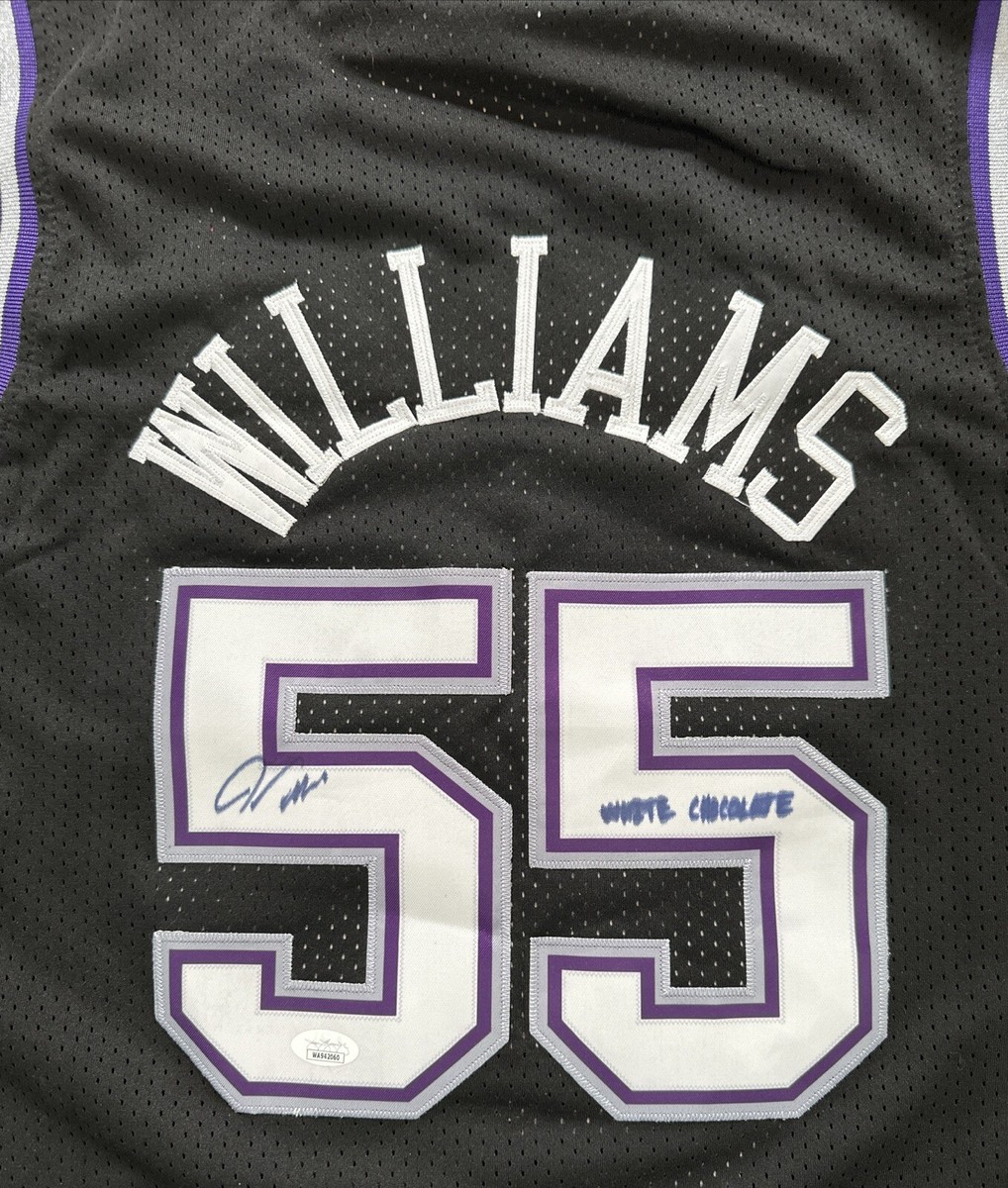 Jason Williams Signed Jersey Mitchell & Ness JSA White