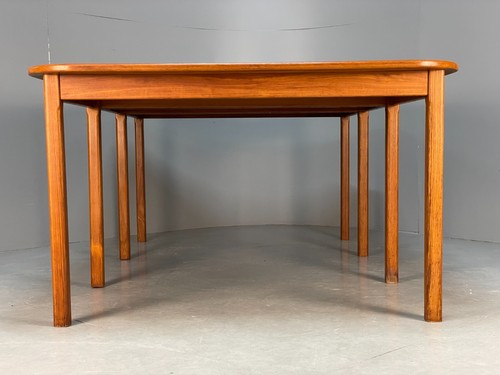 Vintage Solid Teak Extending Modular Rectangular Dining Table Unique EB8848 MWOO - Picture 10 of 24