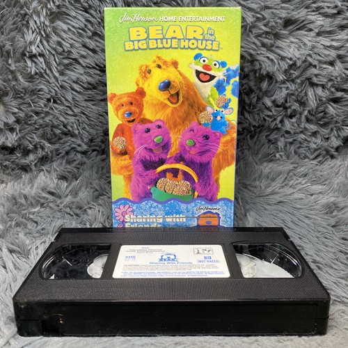 Bear in the Big Blue House Sharing with Friends VHS Tape 2001 Jim ...