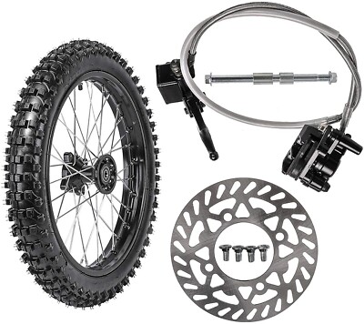 17'' Front Wheel Set 70/100-17 Tire Rim Dirt Bike Mini Trail Apollo Coolster 125