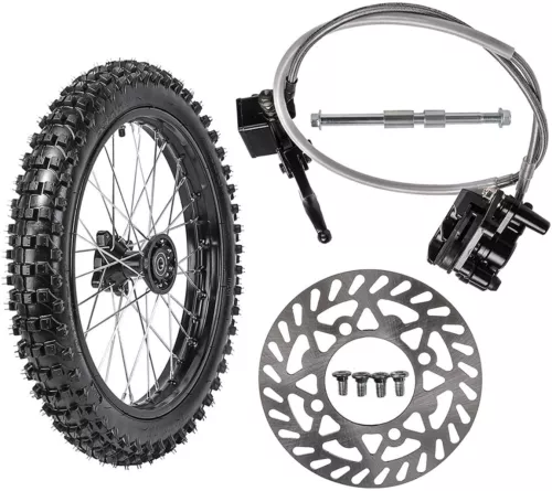 17" Front Wheel Set 70/100-17 Tire Rim Dirt Bike Mini Trail Apollo Coolster 125