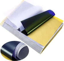 38 Sheets Tattoo Transfer Paper, Audab Stencil Paper Tattooing, 8 1/4" x 11 3/4"